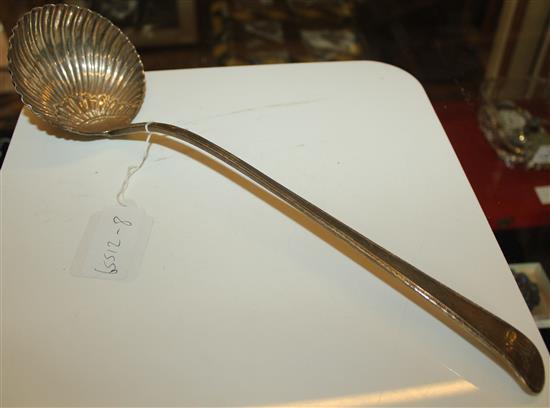 Georgian silver ladle